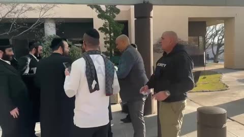 “ NJ Senator Corey Booker arrives at the Tzedek fundraiser event at the Armon Hotel”