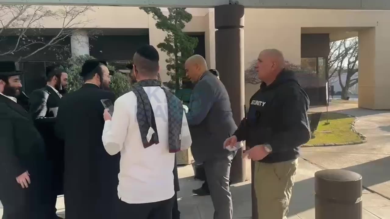 “ NJ Senator Corey Booker arrives at the Tzedek fundraiser event at the Armon Hotel”