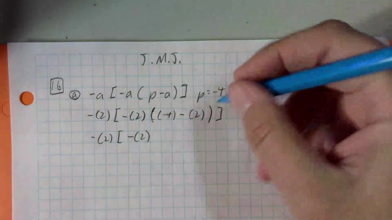Saxon Algebra 1 Lesson 16 (a)