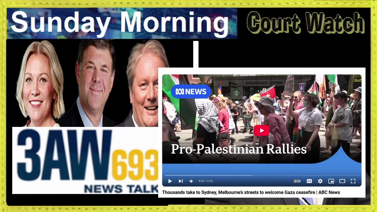 3AW caller Dema discussing the Pro-Palestine protests in Melbourne - Heidi Murphy, Nick McCallum