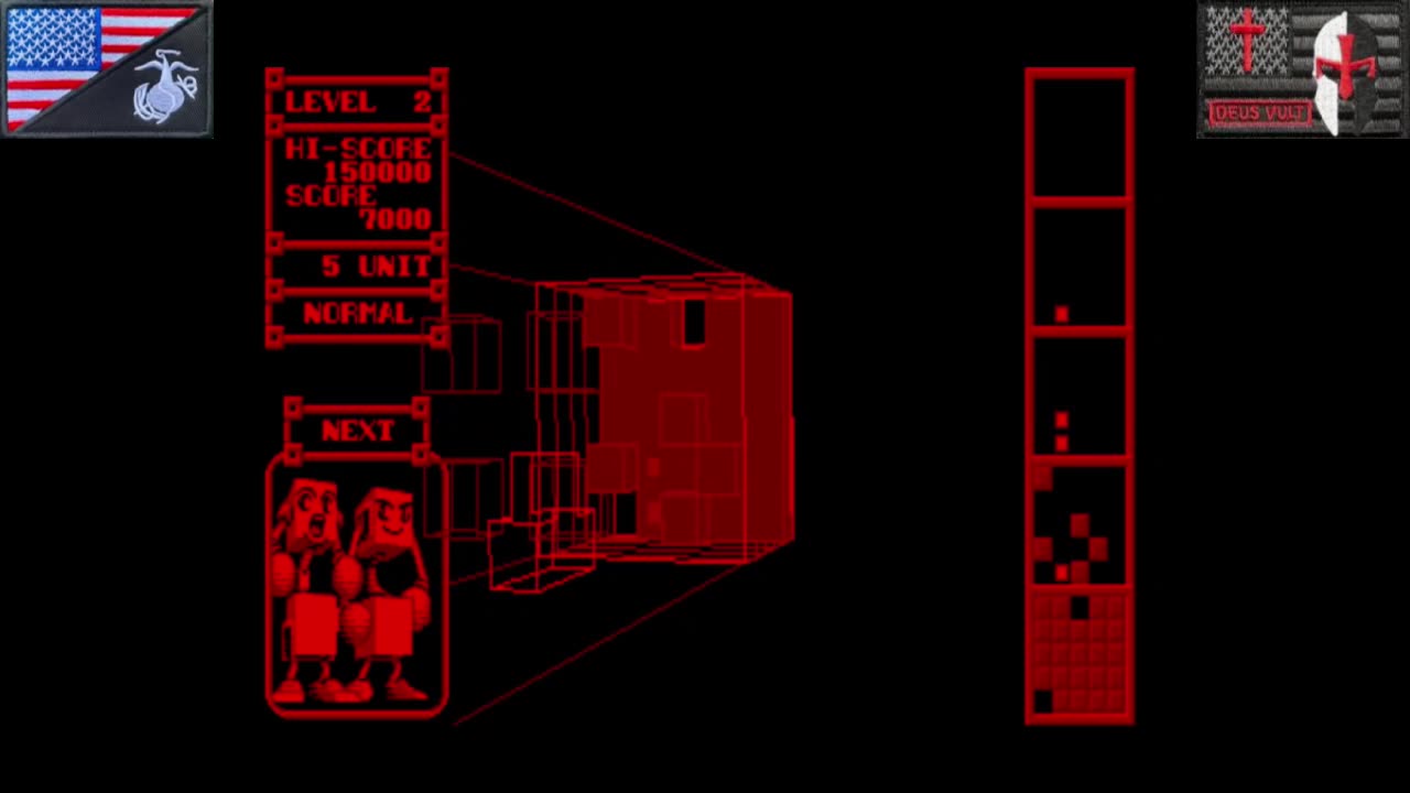 3D Tetris (Nintendo Virtual Boy - 1996) [NA Only]