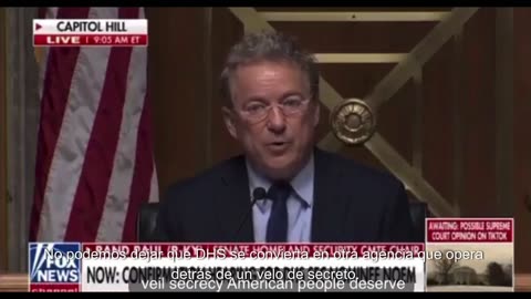 Senador Rand Paul se expresa sobre Departamento de Seguridad Nacional