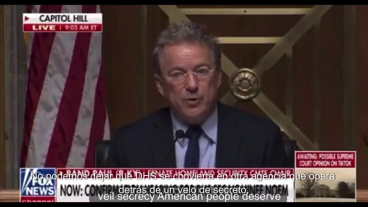 Senador Rand Paul se expresa sobre Departamento de Seguridad Nacional