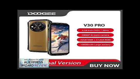 DOOGEE V30 Pro 5G Rugged Smartphone Android 13 10800mAh 32GB RAM+512GB ROM Review