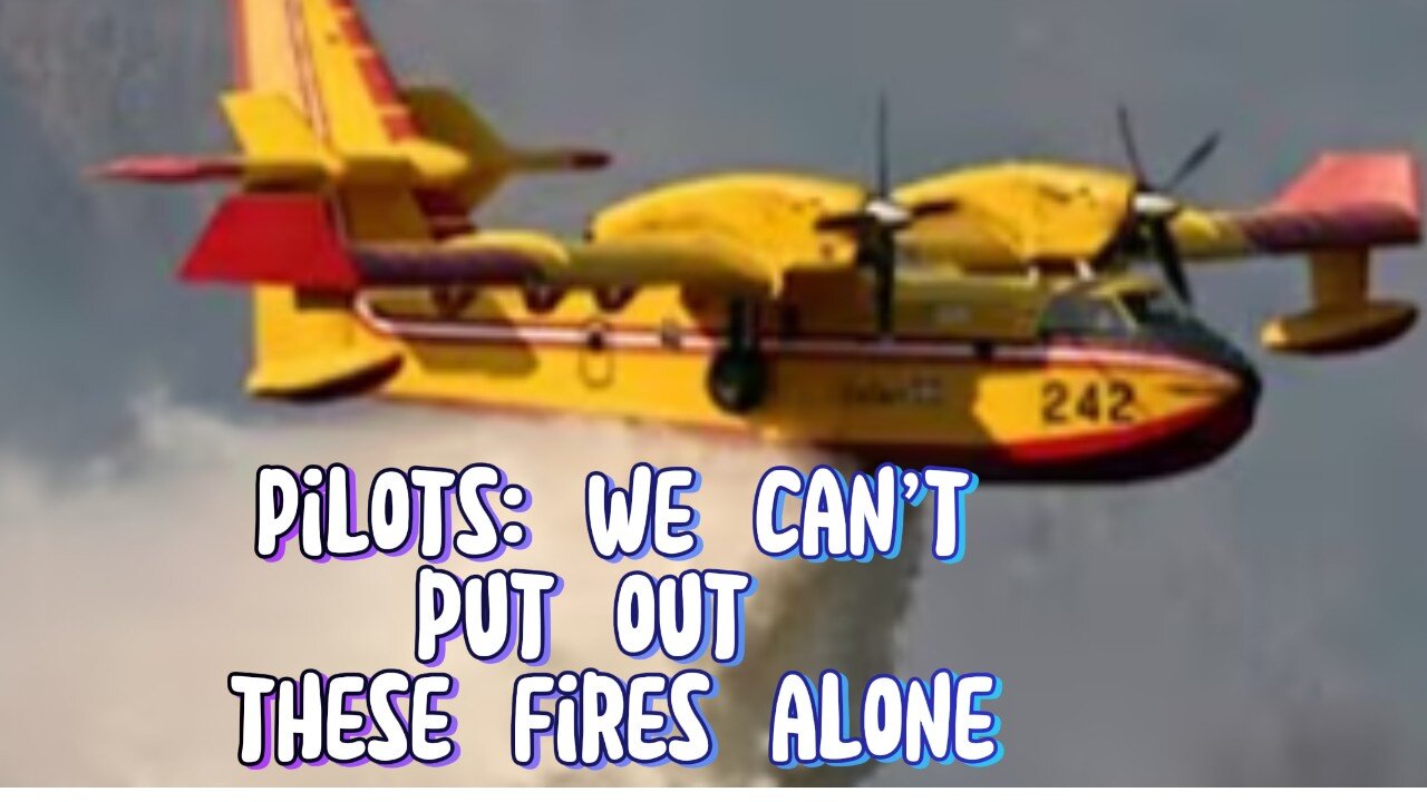 Heroic Planes and Firefighters Battle Devastating LA Wildfires