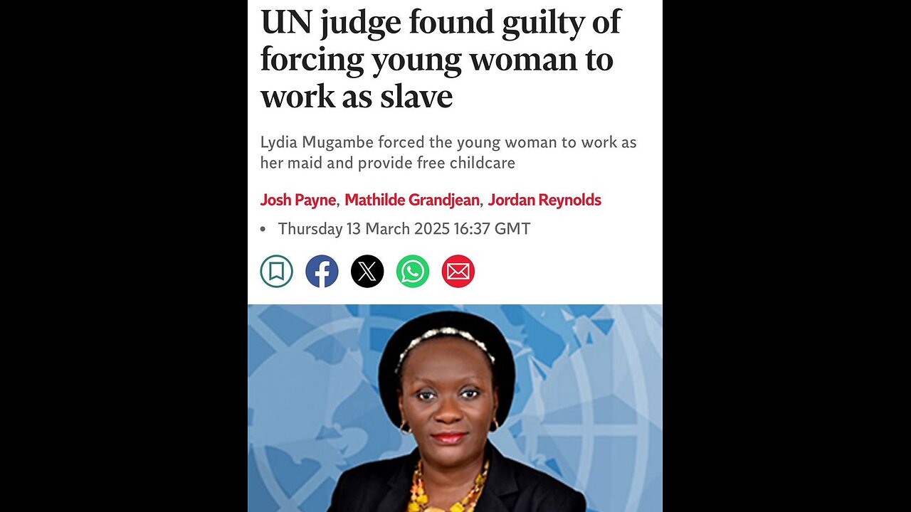 Judge Lydia Mugambe arrest for owning a slave, she worked at the UN for slavery and human traffickin