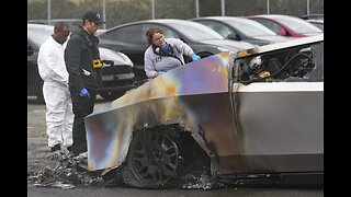 Four Tesla Cybertrucks destroyed after being set on fire in Seattle