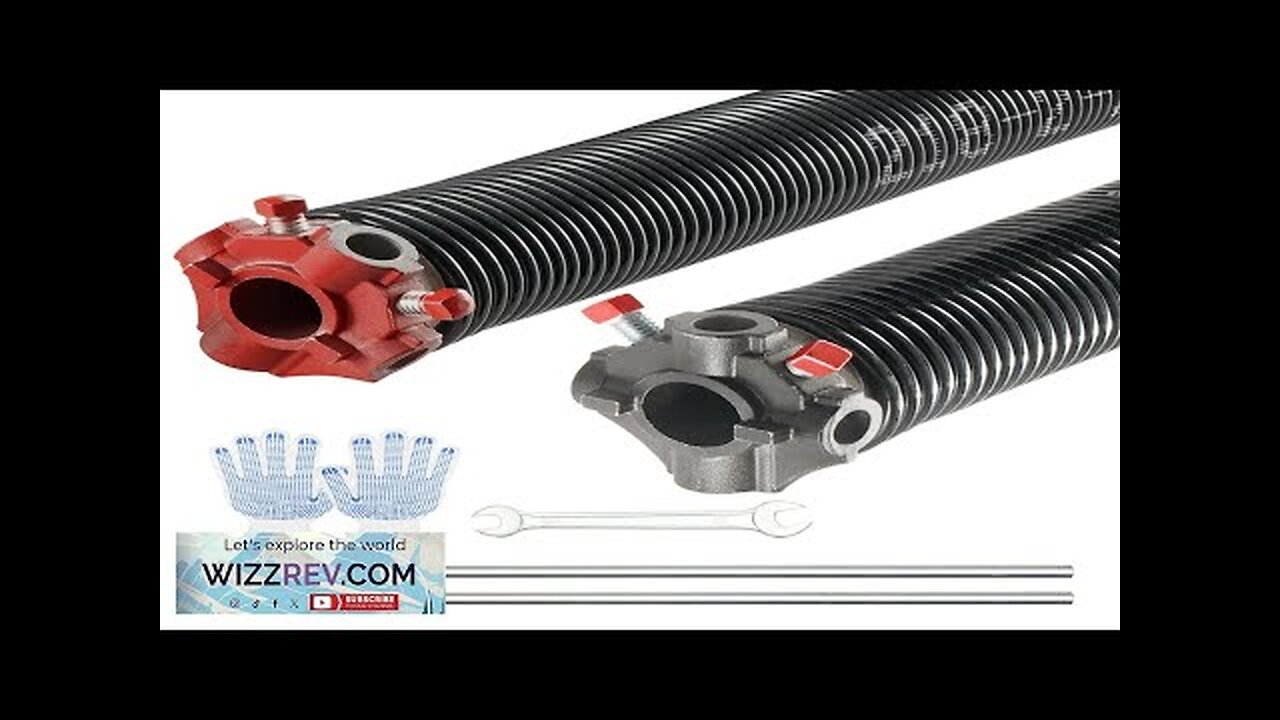 VEVOR Garage Door Torsion Springs Pair of 0.218 x 2 x 23inch Review