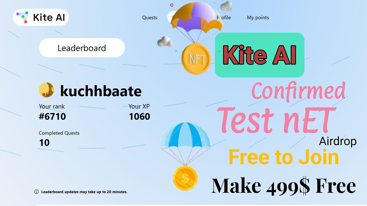 KITE AI Testnet Airdrop | Confirmed Rewards | Free & Easy to Join! | AVAX Backed |