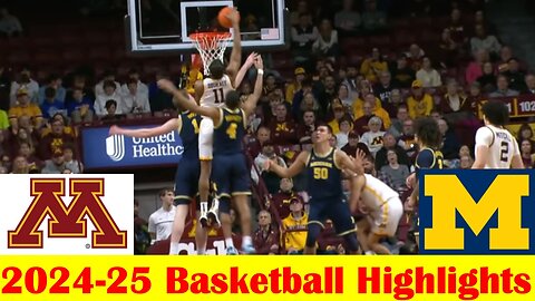 #20 Michigan vs Minnesota Basketball Game Highlights 1 16 2025