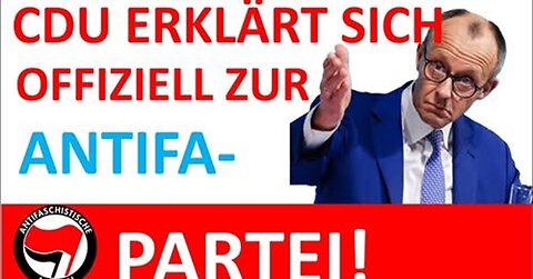 Kein Witz! CDU ist nun auch ANTIFA!