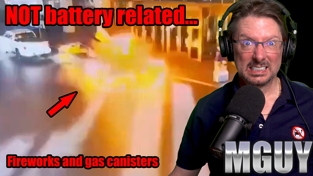 Trump Hotel Cybertruck explosion was FIREWORKS and GAS canisters | MGUY EV News 2 January 2024