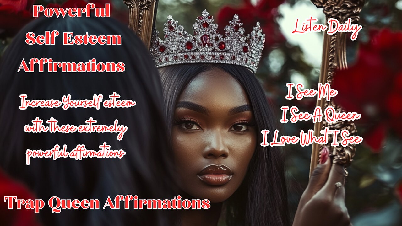 Increase Your Self Esteem With This Powerful Daily Affirmation ( I See Me , I See A Queen It Works !