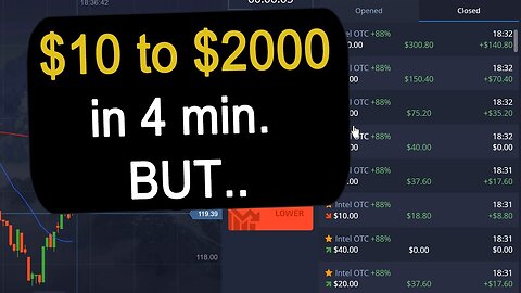 $10 to $2000 in 4 Minutes, However...