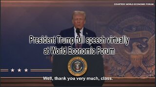 President Trump full speech virtually at World Economic Forum