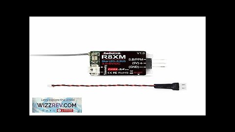 Radiolink R8XM 2.4GHz 8CH FHSS SBUS/PPM Mini Receiver Built-in Telemetry 4000M Control Review