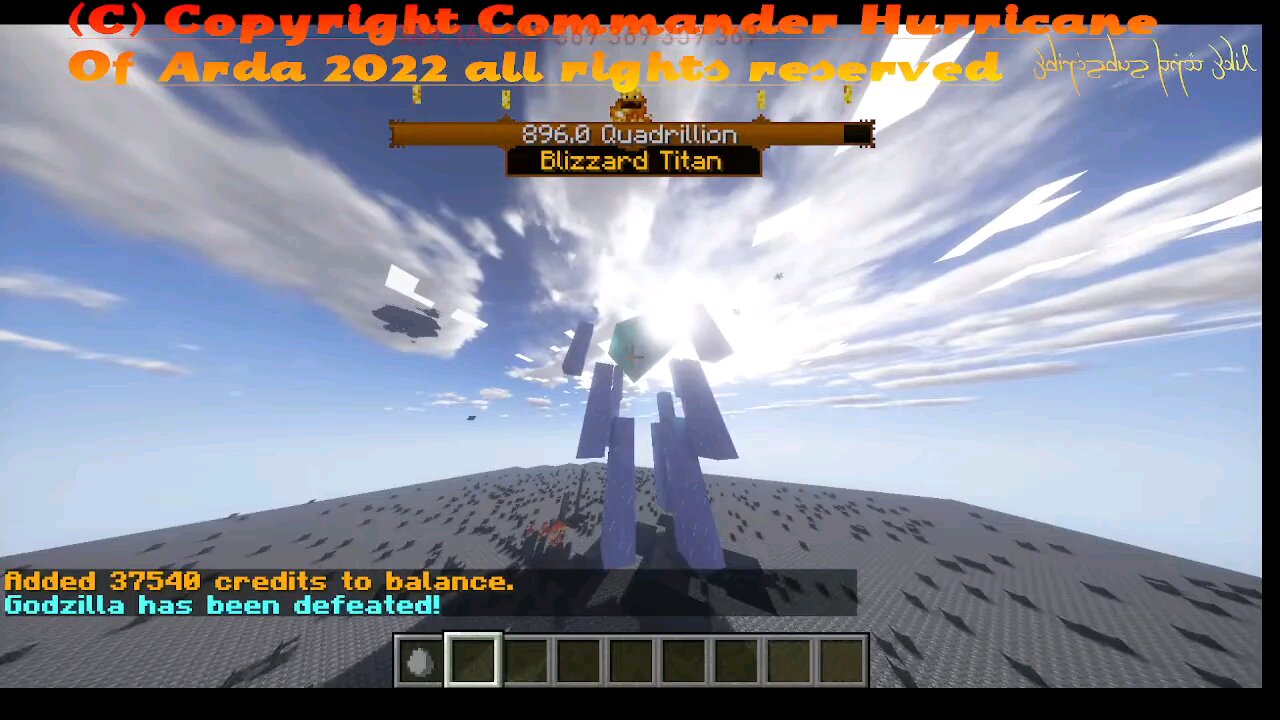 Minecraft mob battle blaze titan vs Godzilla