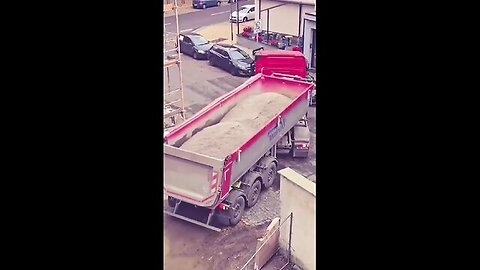 Truck on the road and for those who have courage