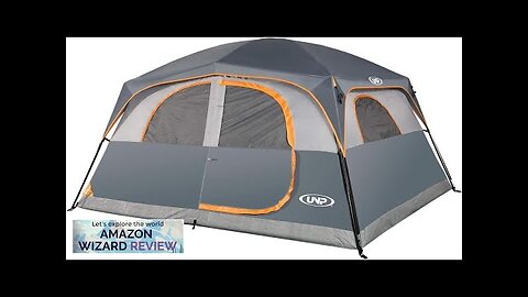 UNP Tents 6 Person Waterproof Windproof Easy SetupDouble Layer Family Camping Tent Review