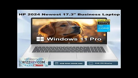 HP 2024 Newest 17.3" Business LaptopFHD IPS LaptopIntel Core i3 1215U8GB RAM Review