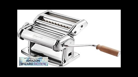 Imperia Pasta Maker Machine Heavy Duty Steel Construction w Easy Lock Review