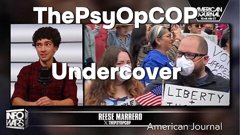 The PsyOp COP interview after going undercover at leftist protests.