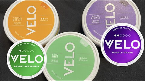 Velo Bright Spearmint/Purple Grape Mini (Nicotine Pouch) Review