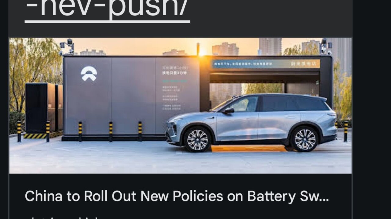 Nio Chinese Government Just Threw All Its Weight Behind Battery Swapping