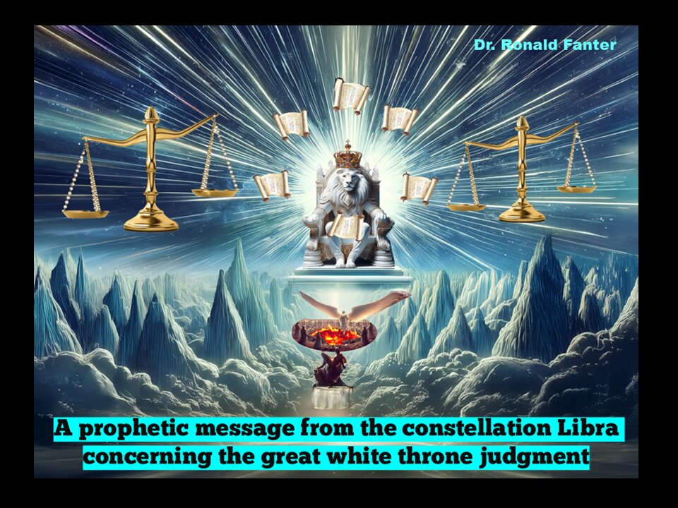 A prophetic message from the constellation Libra concerning the great white throne judgment