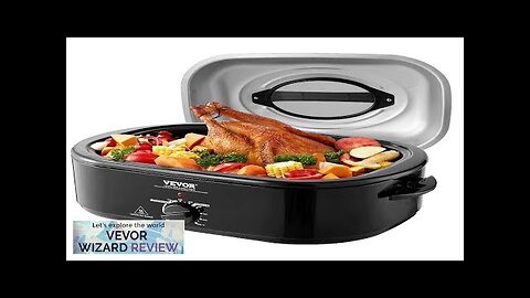 VEVOR Electric Roaster Oven 20 QT Turkey Roaster Oven with Self-Basting Lid Review