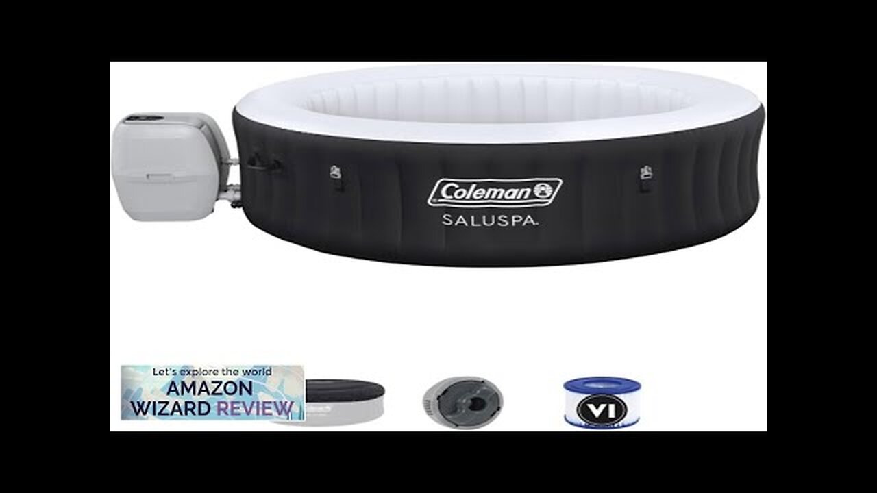 Coleman SaluSpa AirJet 2 to 4 Person Round Inflatable Hot Tub Portable Review