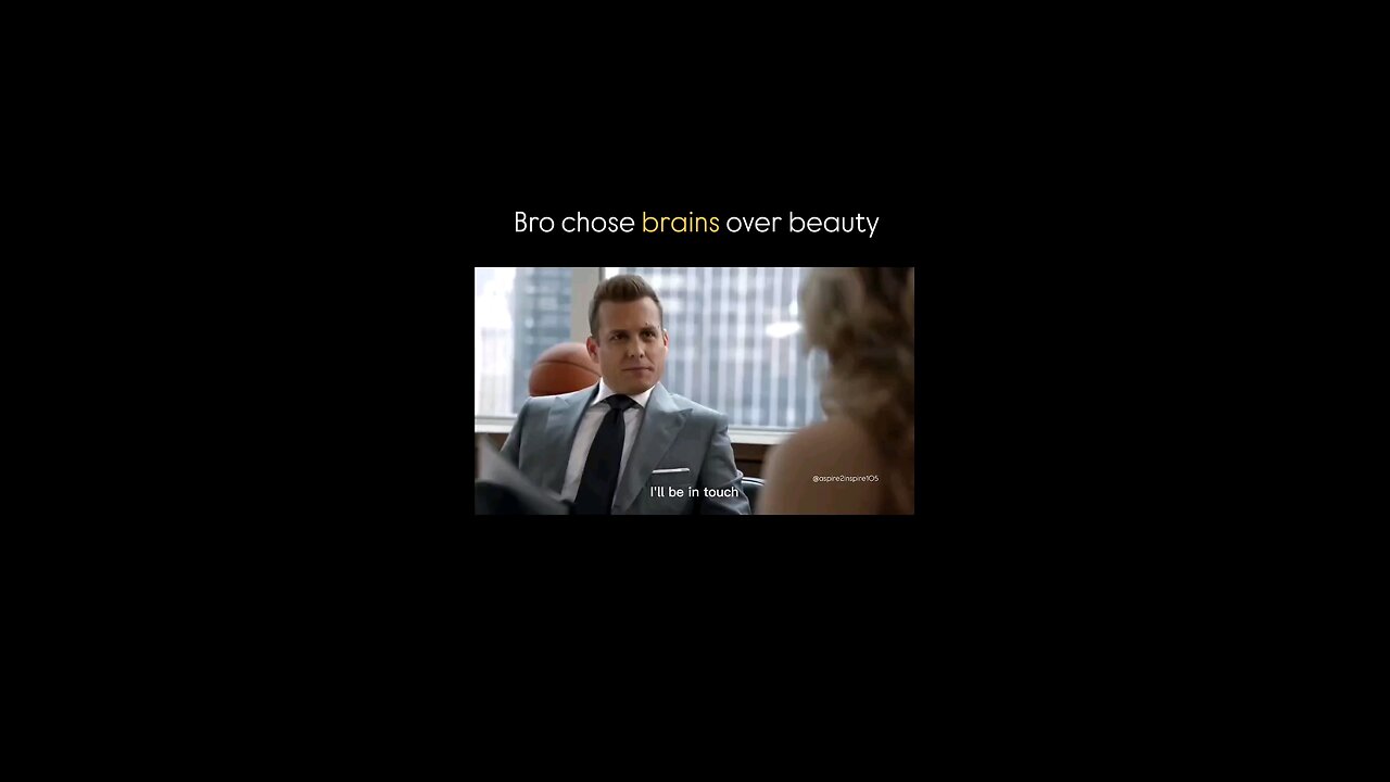 Bro chose brains over beauty