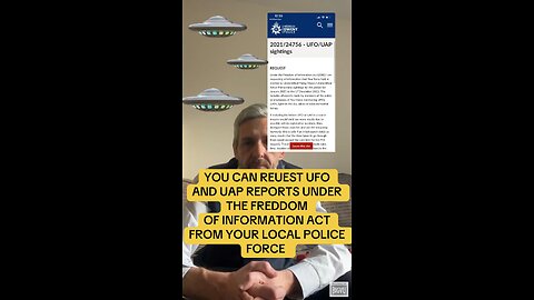 REQUEST UAP UFO INFORMATION FROM THE POLICE