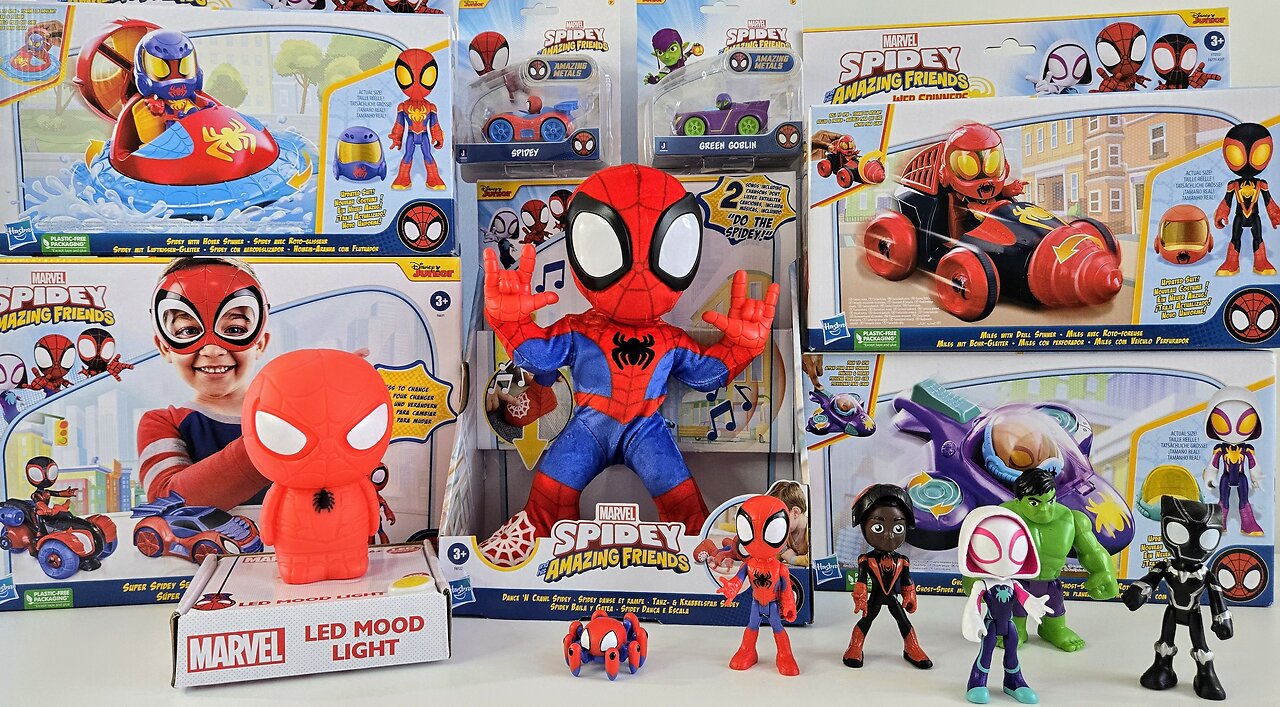 Spidey and His Amazing Friends Toy Review Unboxing| asmr no talking