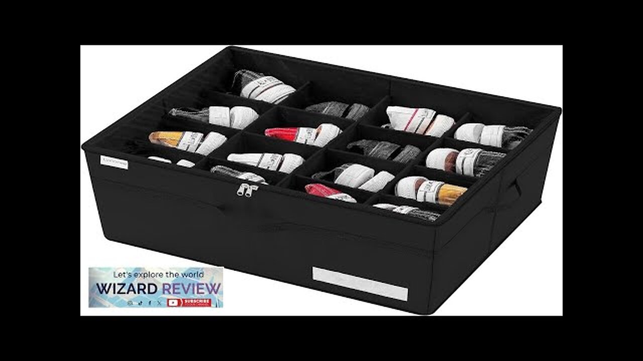 Shoe Storage Organizer Fits 16 Pairs Large Shoe Organizer Box for Closet Review