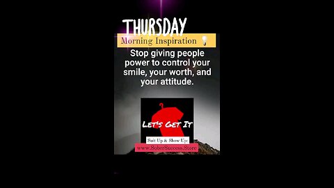 🗣Take Back Control, It's YOUR Life‼️❤️ #motivation #sobersuccess #MorningQuote #MorningInspiration