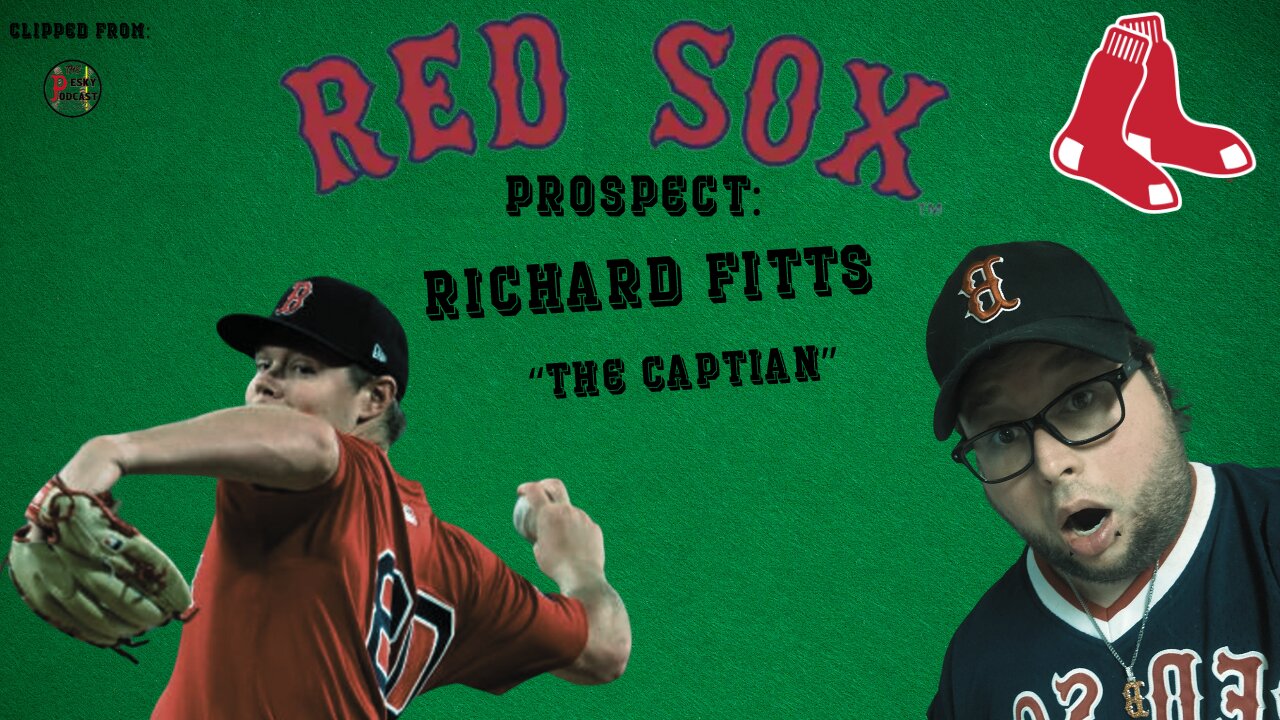 Boston Red Sox Pitcher Richard Fitts On The Captain Jason Varitek