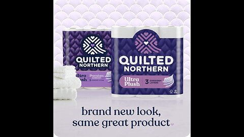 Quilted Northern Ultra Plush Toilet Paper, 6 Mega Rolls = 24 Regular Rolls, 3X Thicker*, 3 Ply Soft Toilet Tissue