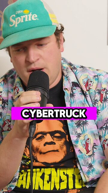 Las Vegas Cyber Truck Truned Into Convertible