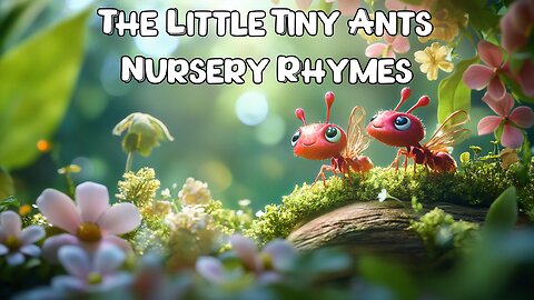 The Little Tiny Ants | Nursery Rhymes