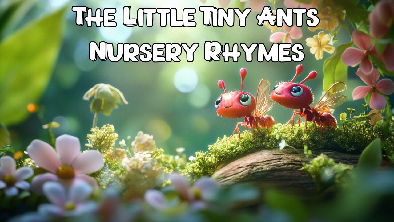 The Little Tiny Ants | Nursery Rhymes