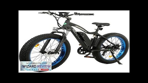 ECOTRIC 26” Fat Tire Electric Bike Powerful Adults Mountain Bicycle 500W Motor Review