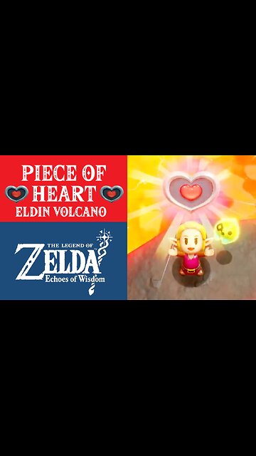The Legend of Zelda: Echoes of Wisdom | Piece of Heart in Eldin Volcano