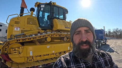 Komatsu D71 Bulldozer from Carlisle, Pa to Greensboro, Nc. Frozen air valves and deadhead home!