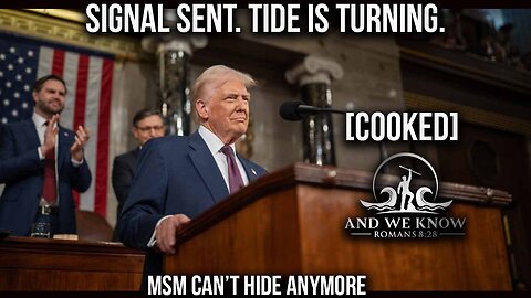 3.5.25: DEMS are [Cooked], The signal has been sent and TIDE is turning, HISTORICAL Speech, MSM meltdown, PRAY!