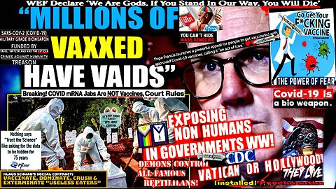 UK Government Bombshell: Millions of Vaxxed Are Dying of VAIDS (Compilation 'Obey' Version)