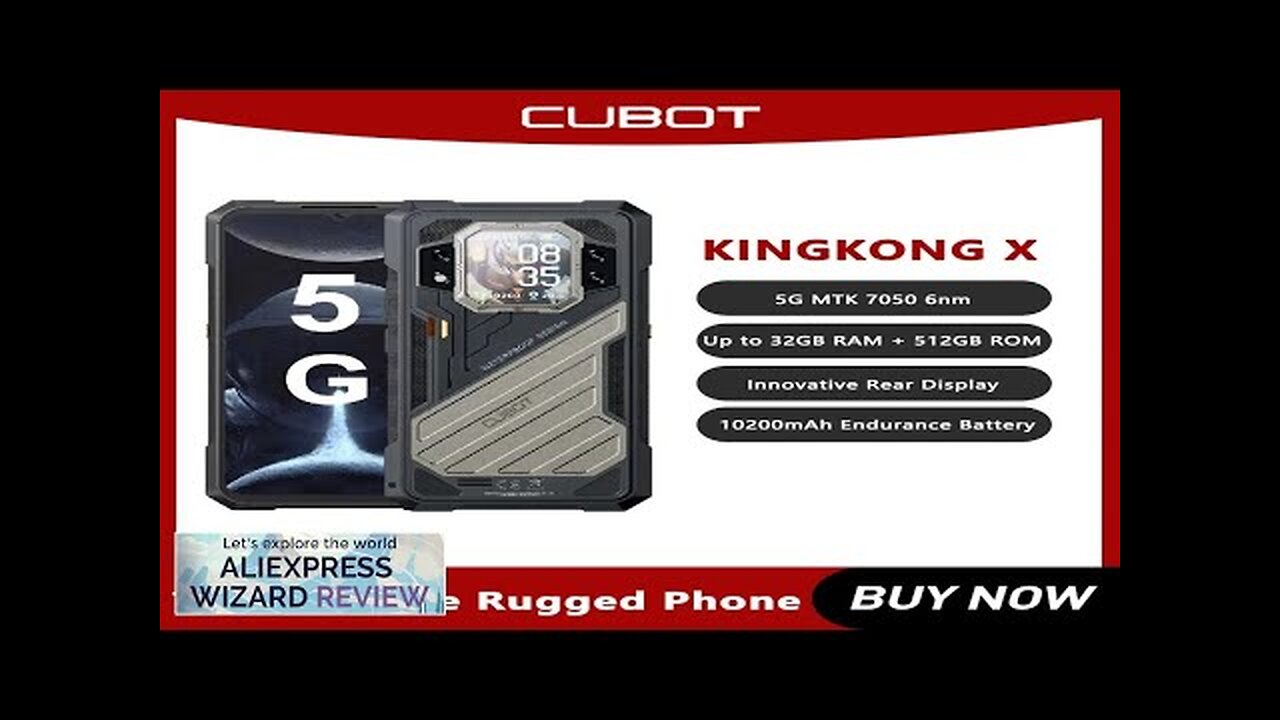 CUBOT KINGKONG X Rugged Smartphone 6.583-Inch FHD+ 5G Up to 32GB RAM+256/512GB Review