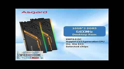 Asgard Valkyrie TUF co brand series DDR5 RGB RAM Memory DDR5 RAM Review