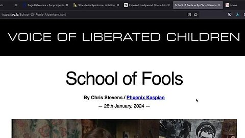 School of Fools- Child Sexual Abuse at Aldenham British "Elite" School