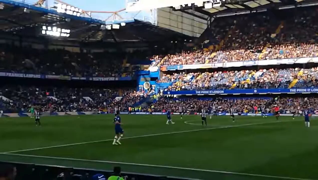 Chelsea vs Newcastle (fantastic match on Stamford Bridge)